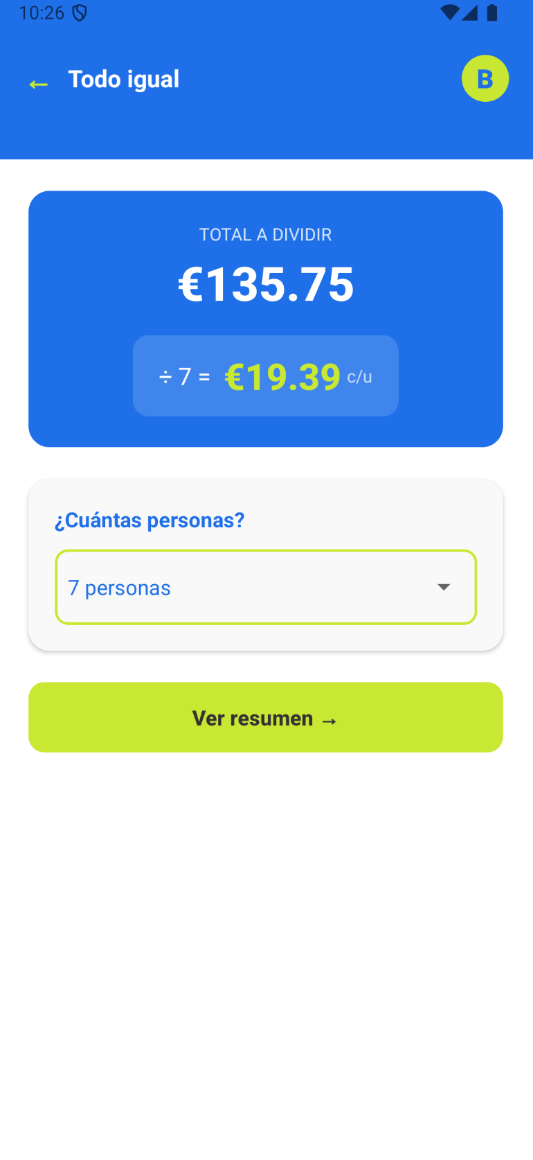 Todo igual